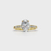 Ring Oval Side Dia 18k Yellow Gold 1ct :: RING OVAL SIDE DIA 18K Yellow Gold 1ct 4.mp4