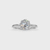 Portuguese Cut Ring Solitaire 18k White Gold 1ct :: RING PORTUGUESE CUT K18 White Gold 1ct 4.mp4
