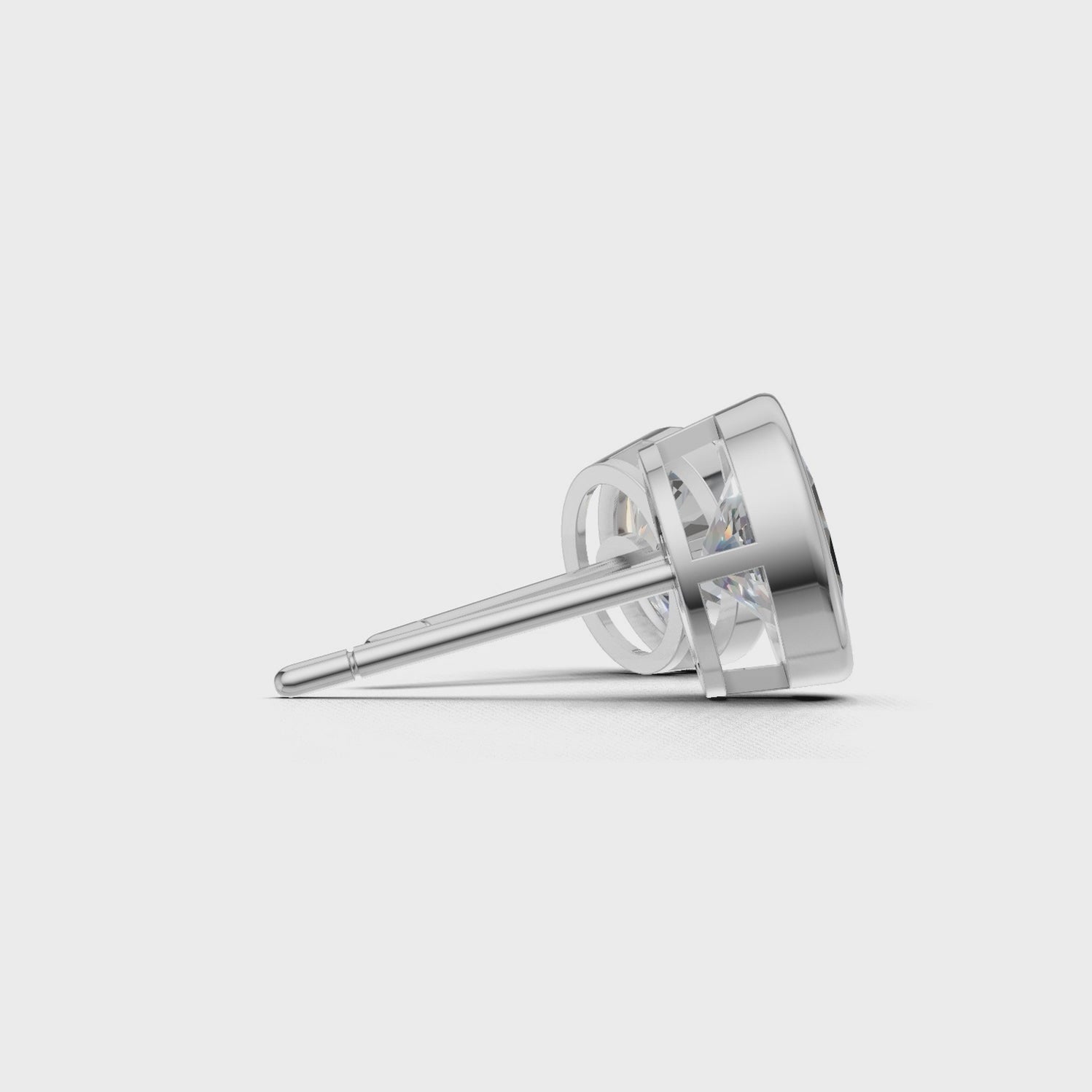 Pierce Oval Bezel 18k White Gold 1ct :: PIERCE OVAL BEZEL K18 White Gold 1ct.mp4