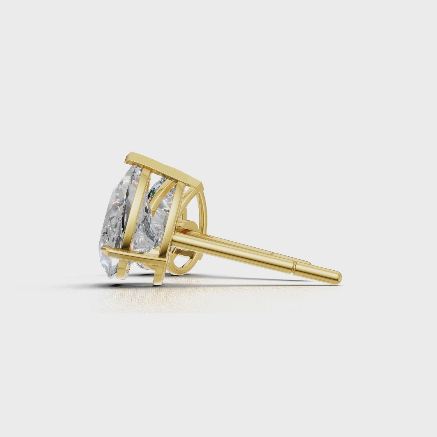 Pierce Pear Solitaire 18k Yellow Gold 1ct :: PIERCE PEAR SOLITAIRE K18 Yellow Gold 1ct 4.mp4