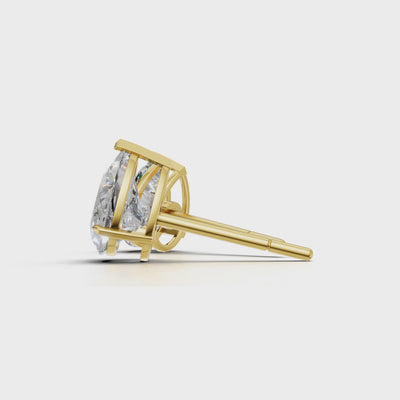Pierce Pear Solitaire 18k Yellow Gold 1ct :: PIERCE PEAR SOLITAIRE K18 Yellow Gold 1ct 4.mp4