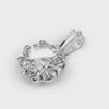 Portuguese Cut Pendant Solitaire 18k White Gold 1ct :: PENDANT PORTUGUESE CUT K18 White Gold 1ct 4.mp4