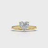Ring Heart Solitaire 18k Yellow Gold 1ct :: RING HEART SOLITAIRE 18K Yellow Gold 1ct 4.mp4