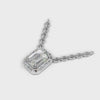 Pendant Emerald Halo 18k White Gold 1ct :: PENDANT EMERALD HALO  K18 White Gold 1ct 4.mp4