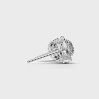 Pierce Round Halo 18k White Gold 1ct :: PIERCE ROUND HALO  K18 White Gold 1ct.mp4
