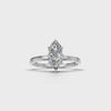 Ring Marquise Solitaire 18k White Gold 1ct :: RING MARQUISE SOLITAIRE 18K White Gold 1ct 4.mp4