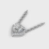 Pendant Heart Halo 18k White Gold 1ct :: PENDANT HEART HALO K18 White Gold 1ct 4.mp4