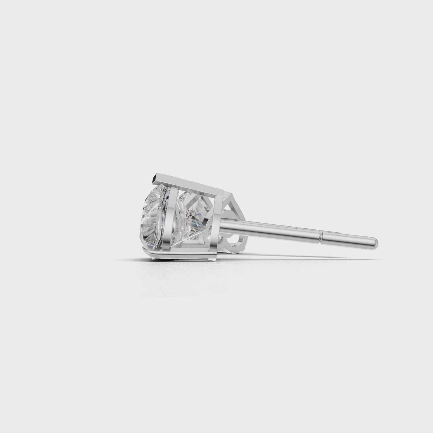 Pierce Heart Solitaire 18k White Gold 1ct :: PIERCE HEART SOLITAIRE K18 White Gold 1ct.mp4