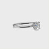 Ring Round Solitaire 18k White Gold 1ct :: RING ROUND SOLITAIRE 18K White Gold 1ct 4.mp4