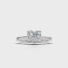 Ring Heart Solitaire 18k White Gold 1ct :: RING HEART SOLITAIRE 18K White Gold 1ct 4.mp4