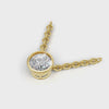 Pendant Round Bezel 18k Yellow Gold 1ct :: PENDANT ROUND BEZEL  18K Yellow Gold 1ct 4.mp4