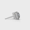 Pierce Princess Halo 18k White Gold 1ct :: PIERCE PRINCESS HALO  K18 White Gold 1ct 4.mp4