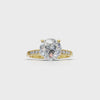 Ring Round Side Dia 18k Yellow Gold 1ct :: RING ROUND SIDE DIA 18K Yellow Gold 1ct 4.mp4