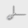 Pendant Oval Solitaire 18k White Gold 1ct :: PENDANT OVAL SOLITAIRE K18 White Gold 1ct 4.mp4