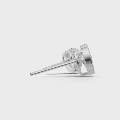 Pierce Pear Bezel 18k White Gold 1ct :: PIERCE PEAR BEZEL K18 White Gold 1ct 4.mp4