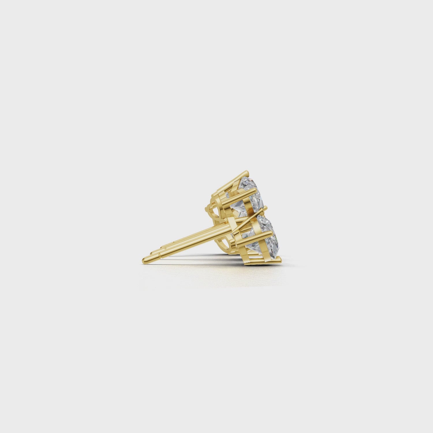Cluster Pierce Normal 18k Yellow Gold 3ct :: PIERCE CLUSTER K18 Yellow Gold 3ct 4.mp4
