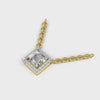 Pendant Princess Halo 18k Yellow Gold 1ct :: PENDANT PRINCESS HALO 18K Yellow Gold 1ct 4.mp4