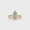 Ring Marquise Solitaire 18k Yellow Gold 1ct :: RING MARQUISE SOLITAIRE 18K Yellow Gold 1ct 4.mp4