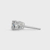 Pierce Cushion Solitaire 18k White Gold 1ct :: PIERCE CUSHION SOLITAIRE  K18 White Gold 1ct 4.mp4