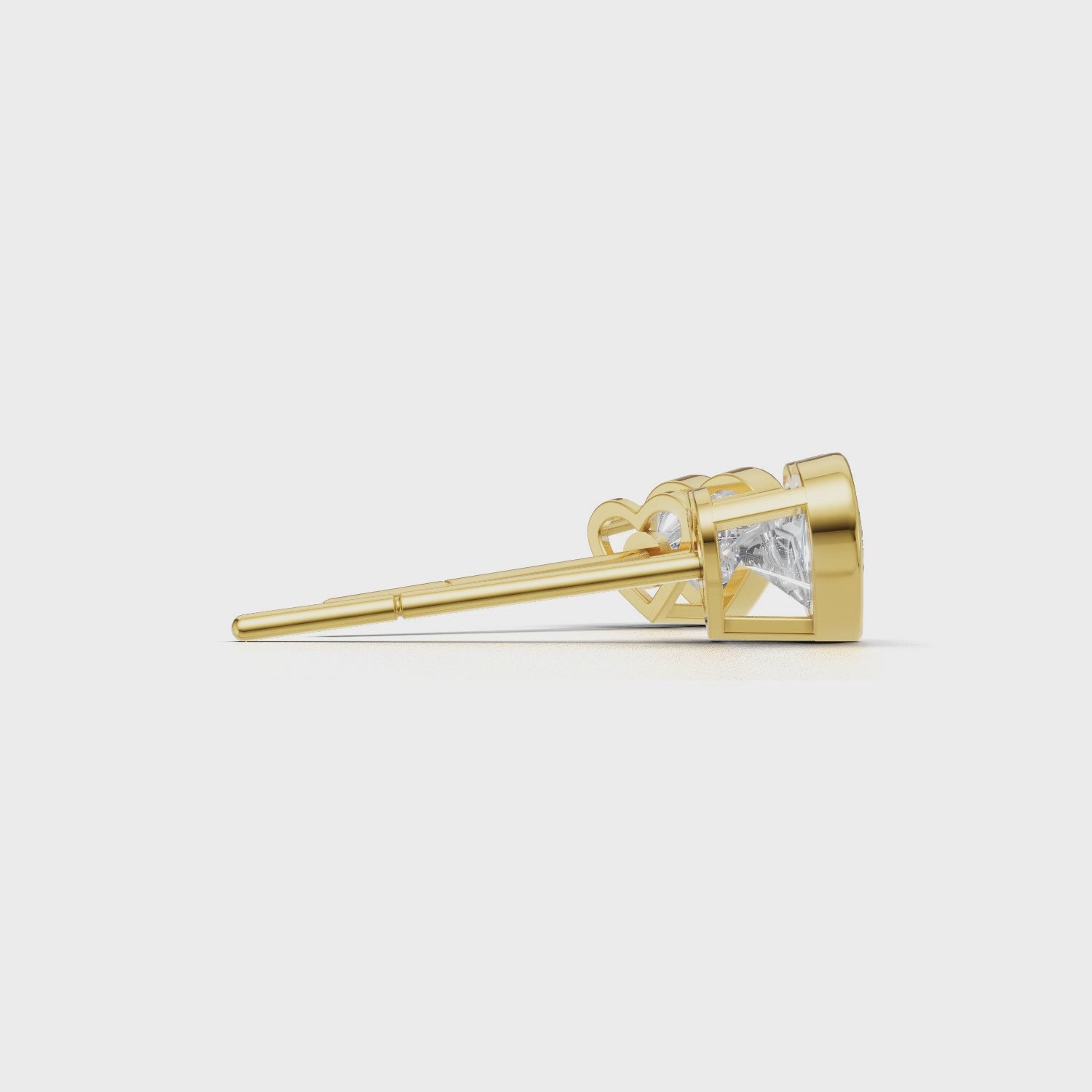 Pierce Heart Bezel 18k Yellow Gold 1ct :: PIERCE HEART BEZEL K18 Yellow Gold 1ct 4.mp4