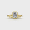 Ring Emerald Bezel 18k Yellow Gold 1ct :: RING EMERALD BEZEL 18K Yellow Gold 1ct 4.mp4