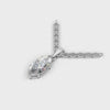 Pendant Marquise Solitaire 18k White Gold 1ct :: PENDANT MARQUISE SOLITAIRE K18 White Gold 1ct 4.mp4