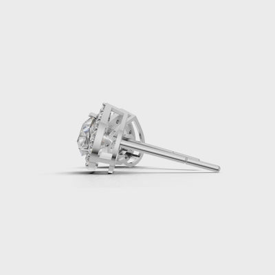 Pierce Heart Halo 18k White Gold 1ct :: PIERCE HEART HALO K18 White Gold 1ct.mp4