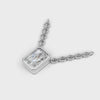Pendant Radiant Bezel 18k White Gold 1ct :: PENDANT RADIANT BEZEL K18 White Gold 1ct 4.mp4