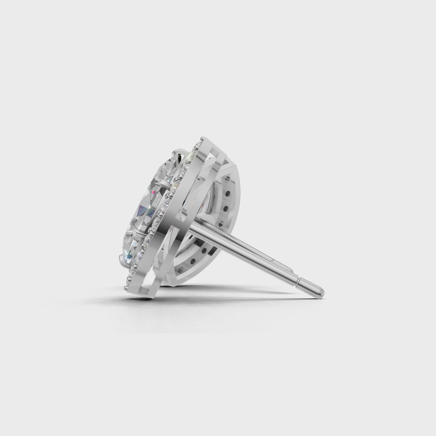 Pierce Marquise Halo 18k White Gold 1ct :: PIERCE MARQUISE HALO  K18 White Gold 1ct.mp4