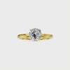 Ring Round Solitaire 18k Yellow Gold 1ct :: RING ROUND SOLITAIRE 18K Yellow Gold 1ct 4.mp4