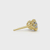 Portuguese Cut Pierce Solitaire 18k Yellow Gold 2ct :: PIERCE PORTUGUESE CUT K18 Yellow Gold 2ct 4.mp4