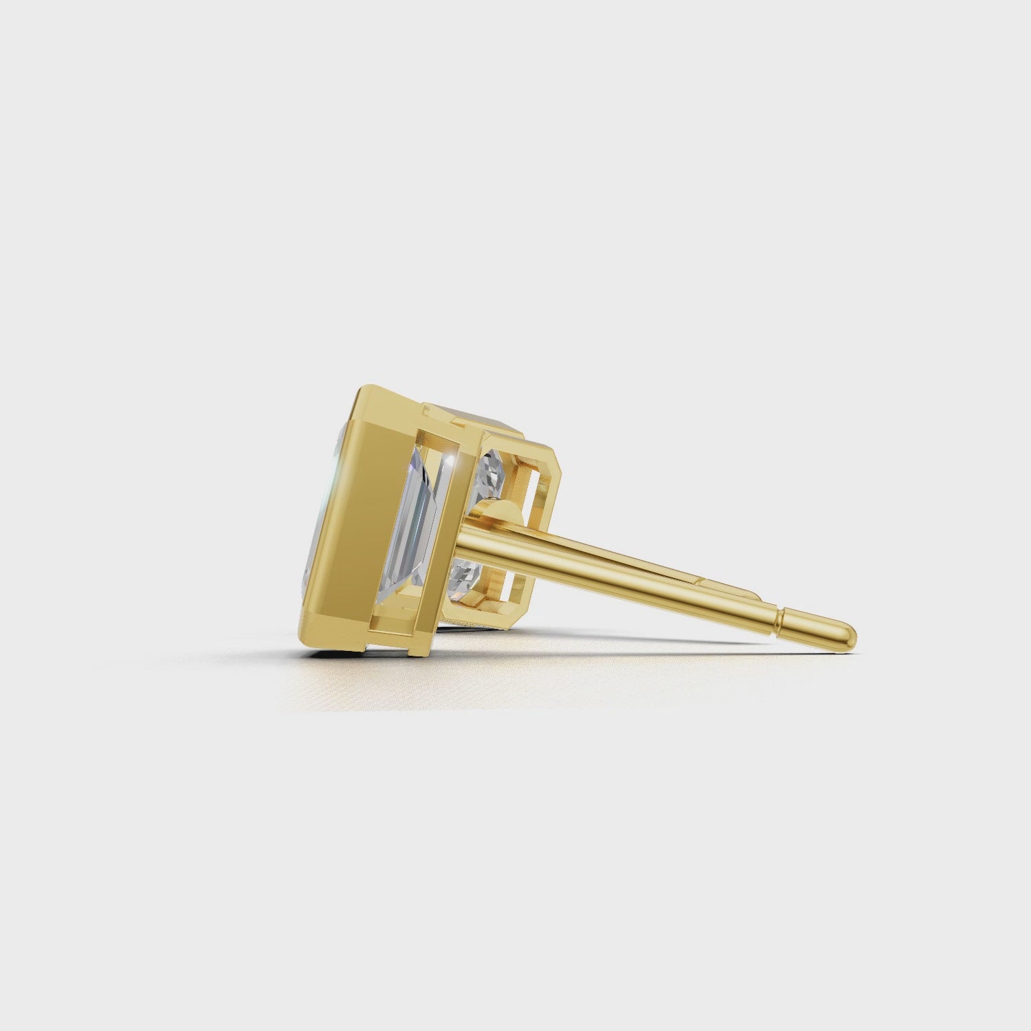 Pierce Emerald Bezel 18k Yellow Gold 1ct :: PIERCE EMERALD BEZEL K18 Yellow Gold 1ct 4.mp4
