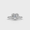 Ring Heart Bezel 18k White Gold 1ct :: RING HEART BEZEL 18K White Gold 1ct 4.png